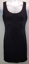 A) Guess Los Angeles Sleeveless Tank Top Black Crochet Style Dress Size 2 - £23.30 GBP