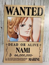 Wanted Dead Or Alive Nami Marine Anime Poster One Piece Manga Series - £15.49 GBP