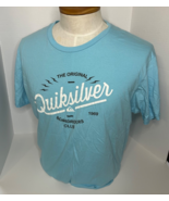 Quiksilver Boardriders Club T-Shirt Blue Beach Surf Skate Short Sleeve M... - $25.55 CAD