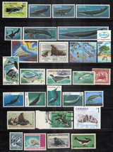 Marine Mammals Stamp Collection MNH/MH/Used Marine Life Whales ZAYIX 052... - £17.43 GBP