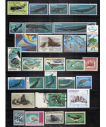 Marine Mammals Stamp Collection MNH/MH/Used Marine Life Whales ZAYIX 052... - £17.34 GBP