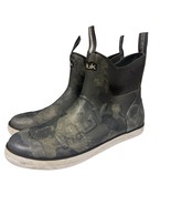 HUK Fishing Boot Rogue Wave Camo H8021004-013 Volcanic Ash Rubber Pull O... - $62.59 CAD