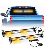 2 x 17.7&quot; LED Dash Strobe Light Bar Warning Emergency Car Windshield Whi... - €42,58 EUR