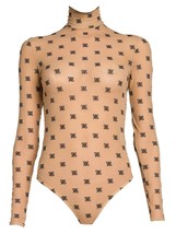 Top Sexy Monogram Crop Dutch Paris Designer Ami Von Misbhv mm6 Bodysuit ... - £31.75 GBP