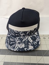 Billabong Blue Floral Trucker Hat Snapback Cap - $29.95