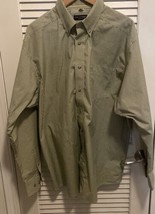 Ariat Shirt Mens Extra Large Green Pro Series Plaid Button Up Long Sleeve - $15.00