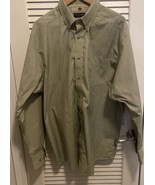 Ariat Shirt Mens Extra Large Green Pro Series Plaid Button Up Long Sleeve - $20.51 CAD