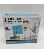 Anchor Hocking Champagne Flutes, Sondria 7 Ounce Champagne Glasses, Set ... - $1,225.07 MXN