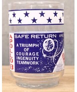 Vintage 1970 Libbey Safe Return APOLLO 13 Juice Glass Nasa Space Aquarius - £13.06 GBP