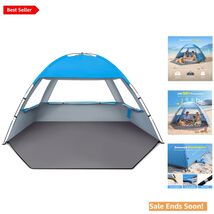 Spacious Beach Tent Canopy for Family Outings - UPF 50+ &amp; Water-Resistan... - $70.24
