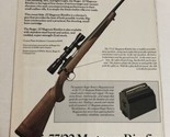 1990 Ruger 77/22 Magnum Rimfire vintage Print Ad Advertisement pa20 - £6.32 GBP