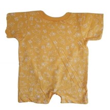 Infant Walt disney Baby Yellow One Peice Animal Print Body Suit 12mths - $10.25