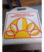 Kodak Stadium Outdoor Vinyl Seat Cushion 13&quot; x 13&quot; Zippered Pouch With P... - $54.31 CAD