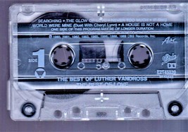 The Best of Luther Vandross: Audio music Cassette  - £3.91 GBP