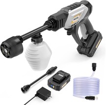 2022 Ultra-Light Pufier Cordless Pressure Washer, 20V Battery, And Boats. - £132.30 GBP