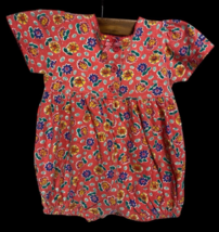 Oshkosh Baby B&#39;gosh Romper Knit One Piece 18M Short Sleeve Floral Girls ... - $2,789.81 MXN