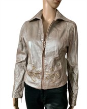 Munthe plus Simonsen leather jacket - £47.45 GBP