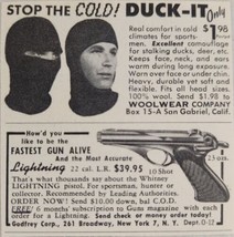 1956 Print Ad Whitney Lightning .22 Cal LR Pistols Godfrey New York,NY - £6.55 GBP