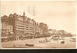 UK England Sussex Brighton Metropole Hotel Postcard posted in 1937 Daily... - £3.91 GBP