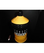 Ceramic Jar with loose top lid measures  12&quot; Tall  by 6.25&quot; W - $375.00