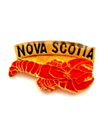 Nova Scotia Canada Souvenir Pin Red Lobster Maritime Coast Travel Seafoo... - $239.62 MXN
