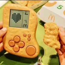 McDonald's Chicken Nugget Shaped Tetris Game Console Toy Sealed - $16.45