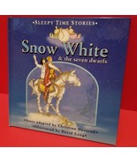Education Gift Snow White Seven Dwarfs Hardcover Book Sleepy Time Storie... - £4.54 GBP