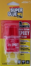 Super Glue 5 Minute Quick Set Epoxy Clear 0.2 oz Tube - $2.96
