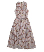 NWT Kate Spade New York Exotic Blooms Midi in Hot Cider Floral Burnout Dress 4 - £87.26 GBP