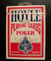 Hoyle Official Playing Cards Jumbo No 1201 Red Box Nevada Finish Sealed Deck - £5.58 GBP