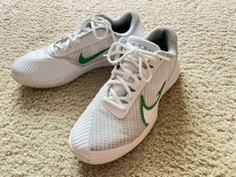 Size 11 - NikeCourt Air Zoom Vapor Pro 2 HC White Kelly Green - $29.02