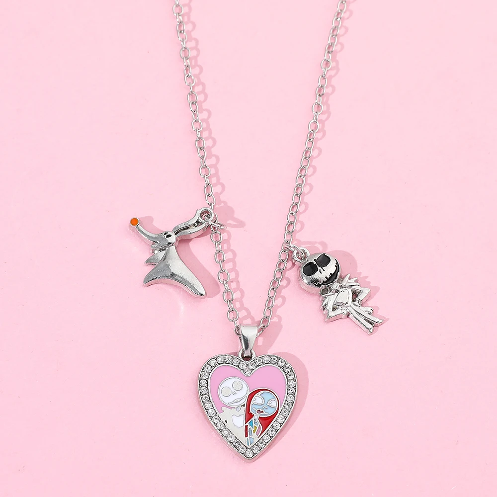 Lly charms necklace the nightmare before christmas necklace neck chain accessories thumb155 crop
