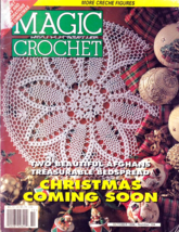 Magic Crochet Magazine Oct 1996 #104 Afghans Bedspreads Patchwork 38 Pro... - $7.50