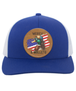 Merica&#39; &amp; Mullets Duck Flag Men&#39;s Trucker Snap-Back  Hat - $26.99