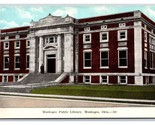 Public Library Building Muskogee Oklahoma OK UNP DB Postcard V14 - $4.90