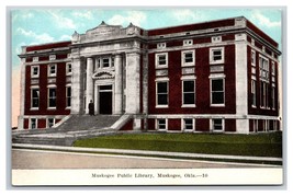 Public Library Building Muskogee Oklahoma OK UNP DB Postcard V14 - £3.83 GBP