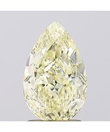 Lab Grown Pear 1.80 Cts Fancy Intense Yellow VS2 IGI Certified CVD Loose... - $11,794.24 MXN