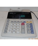 Sharp EL-1801P 12 Digit Display Desk Calculator Adding Machine Two-Color - $922.23 MXN