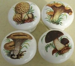 Mushroom Cabinet Knobs Knob w/ 4 Mushrooms (4) Misc - £14.24 GBP