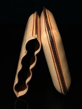 Pheasant Beige Smooth Leather Cigar Case Made in Spain image 4