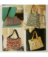 SIMPLICITY 0578 Totes Shoulder Hobo BAGS by Elaine Heigl Sewing Pattern ... - £2.75 GBP