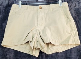 Gap Chino Shorts Womens Size 2 Tan 100% Cotton Pockets Flat Front Medium Wash - £7.82 GBP