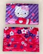 Hello Kitty Pillowcase Pillow Case, Sanrio 2013 Double Sided COLORS ARE BRIGHT - $12.20