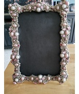 Belle Maison PICTURE FRAME Art Deco Style Decorative Jewels and Pearls A... - $39.95