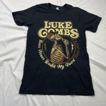 Luke Combs 2019 Tour Womens Bella + Canvas T-Shirt Black Short Sleeve S New - £11.86 GBP