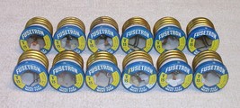 Lot of 12 Buss Fusetron Type T 15 Amp Dual Element Time Delay Fuses - £10.26 GBP