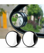 2PCS Side Rear View Blind Spot Mirror HD Universal Auto 360 Wide Angle C... - £11.78 GBP