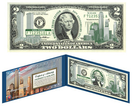 5 Consecutive Serial # WORLD TRADE CENTER 9/11 * 10th Anniversary * US $2 Bills - £60.12 GBP