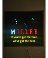 Vintage Miller High Life Beer Bouncing Ball Motion Sign If You’ve Got The Time - $309.98 CAD
