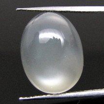 Certified 11.22Ct Natural MOONSTONE Oval Cabochon Rashi Gemstone for Moon - £26.64 GBP